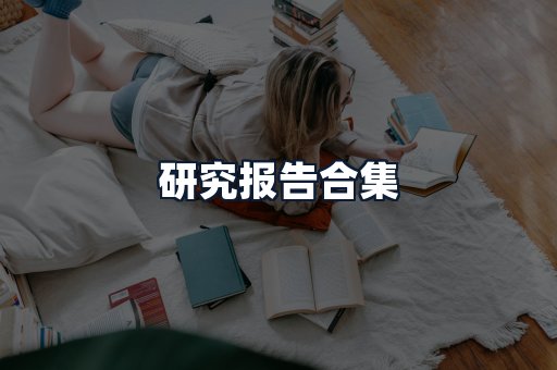 研究报告合集